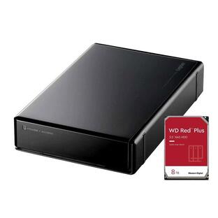 ロジテック 外付け HDD 信頼性の高い WD Red plus 採用 搭載 4TB Win/Mac / PS4 / PS5 / テレビ録画の画像