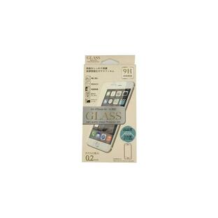 (まとめ)E-SELECT iPhone6/6S用保護ガラスフィルム 厚み0.2ミリ 日本製ガラス ES-I6GLS02CL〔×3セット〕の画像