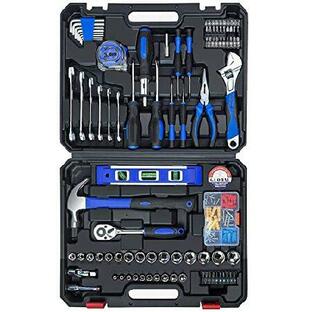 jar-owl Home Tool Kit Tool Set 146 Pieces Metric Household Hand Tool Kit，Auto Repair Tool Set with Portable Toolbox for Homeowner, Diyer, Han並行輸入の画像