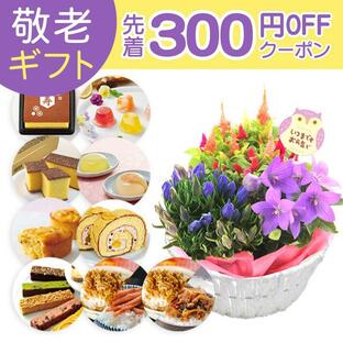 敬老の日 プレゼント ギフト 花 お菓子 定番 リンドウ 鉢植え 和菓子 洋菓子 スイーツ おかし 食べ物 敬老の日プレゼント 敬老の日ギフト 60代 70代 80代 祖母の画像