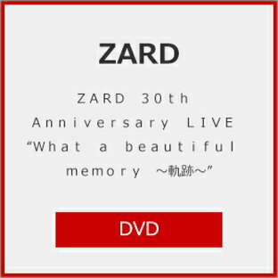 ビーイング b zone DVD ZARD 30周年記念ライブ 30th Anniversary LIVE What a beautiful memory ~軌跡~の画像