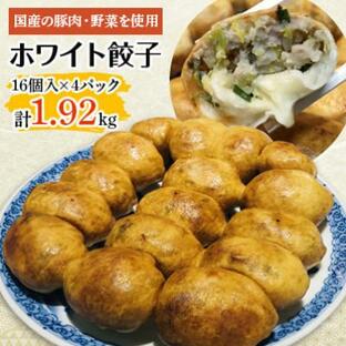 ふるさと納税 静岡市 ホワイト餃子 冷凍(16個入り×4パック)の画像