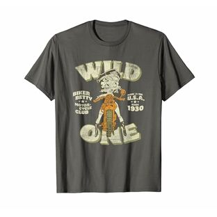 Betty Boop Wild One バイカー Tシャツの画像