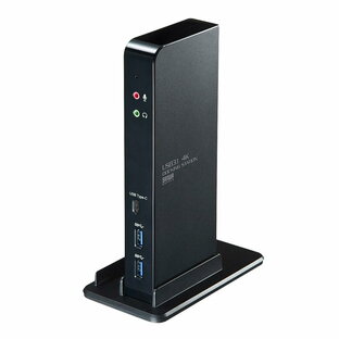 【送料無料】サンワサプライ タブレットスタンド付き4K対応USB3.1ドッキングステーション USB-CVDK4の画像