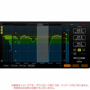 NUGEN AUDIO VisLM-H 2 LOUDNESS METER ダウンロード版 安心の日本正規品！の画像