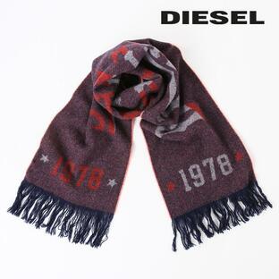 ディーゼル DIESEL ウールニットマフラー メンズ レディース 男女兼用 フリンジ S-VALTICの画像