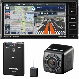 パナソニック(Panasonic) カーナビ ストラーダ 7インチ ワイド CN-HE02WD & ETC1.0車載器 CY-ET926D & バックカメラ CY-RC110KD 【3点セット】の画像