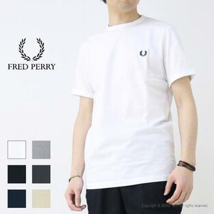 フレッドペリー FRED PERRY ワンポイントロゴ刺繍Tシャツ M3519 メンズ 半袖 リンガー 2024春夏の画像