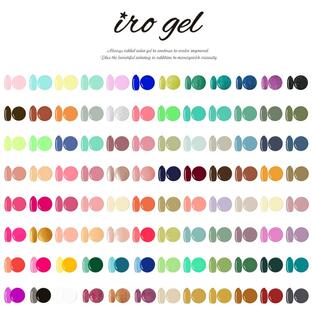 [6/22-23限定！クーポンでお得]カラージェル（irogel）全216色 [カラー品番17-36]ネイル 用品 セルフネイル ジェルネイルの画像