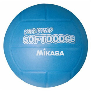 mikasa ミカサ レジャー用ボール ソフトドッジボール ブルー LDBの画像