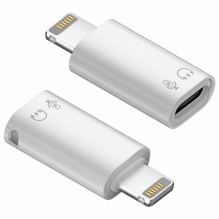 USB-C - Appleライトニング 変換 OTGアダプタ USB Type-C(メス) - Lightning(オス)ICONSHOP Smart Phone Adapter IC-LOTGUC ホスト機能 / 充電 / イヤホン 対応iPhone iPad用（iOS13以上必須）USBタイプCコネクターの画像