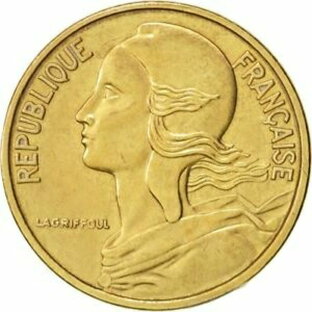 アンティークコイン コイン 金貨 銀貨 France, Marianne, Centimes, 1985, Paris, AU , Aluminum-Bronzeの画像