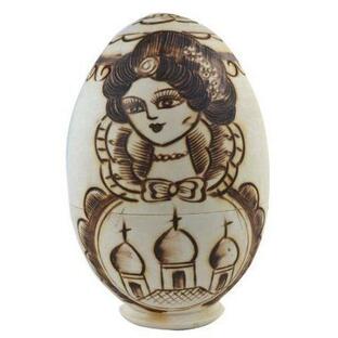 NuoYa001 6x Maiden Love Branded Engraved Wooden Russian Nesting Dolls Dried basswood TW11 ドールの画像