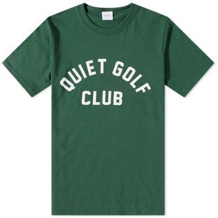 クワイエット ゴルフ (Quiet Golf) メンズ Tシャツ トップス Club T-Shirt (Forest)の画像