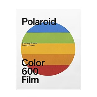 Polaroid(ポラロイド) インスタントフィルム Color film for 600 – Round Frame カラーフィルム 8枚入り フレームカラー (6021)の画像