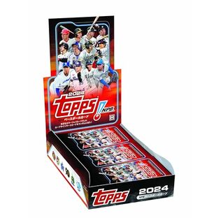 2024年5月25日発売 Topps 2024 NPB ベースボールカード 2024 NPB Baseball Card【1箱（24パック／240枚入り）】の画像