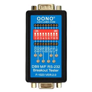 OONO RS232 ブレークアウトテスター LED モニター DB9 オス-メス ブレークアウトモジュールの画像