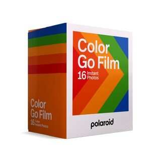 Polaroid(ポラロイド) インスタントフィルム Polaroid Go film – double pack カラーフィルム 16枚入り フレームカラー白 (6017)の画像