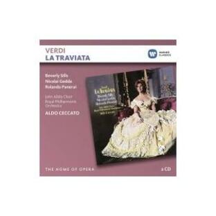Verdi ベルディ / 『椿姫』全曲 アルド・チェッカート＆ロイヤル・フィル、ビヴァリー・シルズ、ニコライ・の画像