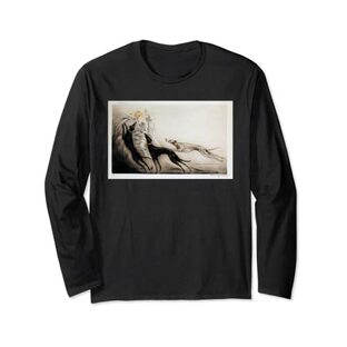 アールデコ ウーマン スリーグレイハウンズ レトロ ヴィンテージ 犬 犬 長袖Tシャツの画像