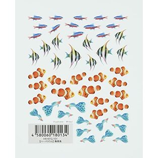 ハーバリウムクラブ ハーバリウムシール 熱帯魚 (両面印刷) HR-NTG-101の画像
