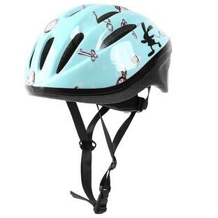 オリンパス ORINPAS SG規格合格 子供用 自転車用ジュニアヘルメット OMV-10 Mサイズ 52〜56cm  アリス ソフトシェル 水色の画像
