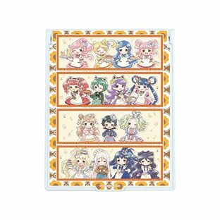 キラッとプリ☆チャン 02 コマ割りデザイン レトロ喫茶ver.[レトロアートイラスト] デカキャラミラーの画像