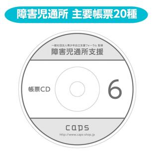 帳票 記録 障害児 通所 支援 契約書 重要事項 説明書 エクセル ワード データ CD caps キャプスの画像