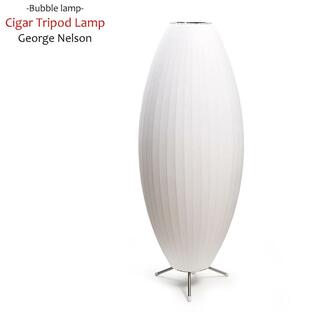 バブルランプ Cigar Tripod Lamp ジョージネルソン バブルランプ シガーテーブルランプ テーブルライト フロアスタンド Lサイズ デザイナーズ 北欧インテリアの画像