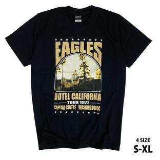 イーグルス The Eagles ロックTシャツ バンドロゴ バンドTシャツ パンク 洋楽 オーバーサイズ バンドTシャツ ロックファッション かっこいい バンT ロックTの画像