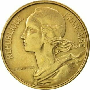 アンティークコイン コイン 金貨 銀貨 France, Marianne, Centimes, 1970, Paris, AU , Aluminum-Bronzeの画像