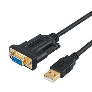 RS232c usb 変換,CableCreation USB to RS232 アダプタ 【FTDIチップセット内蔵】 DB9ピン シリアル変換ケーの画像