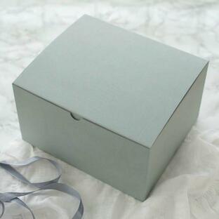 箱 ボックス プレゼント ラッピング ギフト グレーBOXの画像