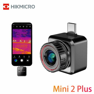HIKMICRO サーモグラフィー Mini2 Plus スマホ用 256 x 192画素 超小型赤外線カメラ android(Type-C)末端 熱画像キャプチャー頻度 25HZ タイプC カメラ 便利 小さい 広角 視野 スキャン 空気 侵入の画像