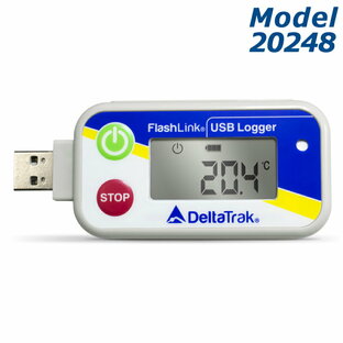 デルタトラック 温湿度対応USBリユーザブルデータロガー Model 20248の画像