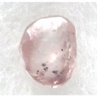 ピンクダイヤモンド 0.29ct 原石 研磨用 鉱物標本 コンゴ 瑞浪鉱物展示館 5043の画像