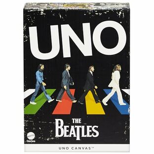 マテルゲーム(Mattel Game) ウノ(UNO) ビートルズ UNO CANVAS The Beatles ゲーム 7歳から カードゲーム 112枚 2-10人用 ブラック HYH42の画像