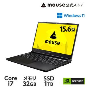 mouse K5-I7GM5BK-A（32GB メモリ搭載モデル）15.6型 Core i7-12650H 1TB SSD GeForce MX550 ノートパソコン 新品 ※2024年2月20日仕様変更の画像