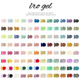 [ネコポス送料無料]カラージェル（irogel）全216色 [カラー品番17-36]ネイル 用品 セルフネイル ジェルネイルの画像