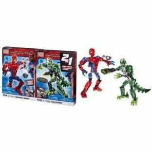 Mega Bloks (メガブロック) the Amazing Spider-man Set Spider-man Techbot & Lizard Techbot 91247 ブの画像