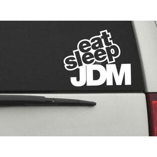 Eat Sleep JDM ステッカー USDM ヘラフラ スタンスネイションの画像