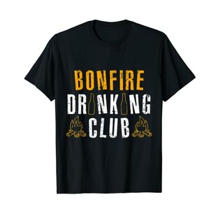 Bonfire ドリンククラブ キャンプ Tシャツの画像