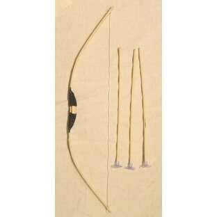 竹製手作り 弓矢セット小 69cmタイプ 【懐かしの玩具】の画像