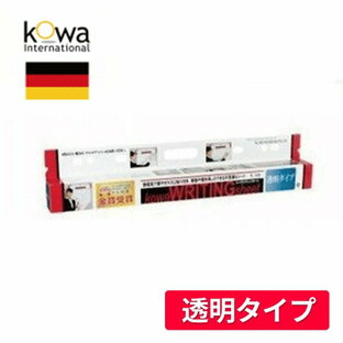 KOWA ライティングシート 【どこでもホワイトボード】 透明タイプ 白 どこでも書ける 透明なマジックボード 白の画像