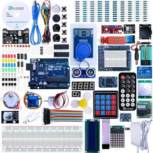 ELEGOO Arduino用のUNO R3 最終版スタータキット UNOチュートリアル付 (63 Items)の画像