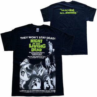 NIGHT OF THE LIVING DEAD・MOVIE POSTER・Tシャツ・ナイト オブ ザ リビング デッド・オフィシャル映画Tシャツの画像