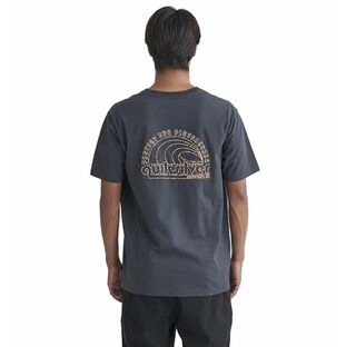 [クイックシルバー] USコットン レインボーステッチ 半袖Tシャツ メンズ QST241010 CHCの画像