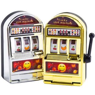 ミニスロットマシン おもちゃ 4ピース ミニ カジノ ラッキー ロッテリー ゲーム マシン クリエイティブギフトの画像