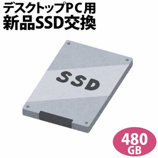 【次世代記憶装置、SSDへ換装!!】デスクトップ専用SSD新品交換サービス480GB/PC本体をご購入時に追加できるオプションですの画像