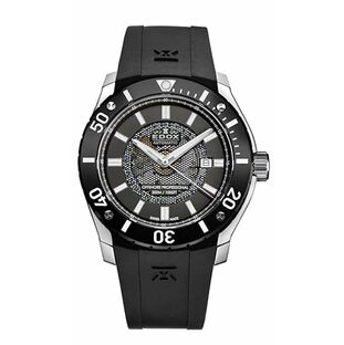 [エドックス] 腕時計 Chronoffshore-1 クロノオフショア1 ブラック 文字盤 サファイアガラス 機械式 300M防水 43MM スイス 80088-3-NIN3 メンズ [並行輸入品]の画像